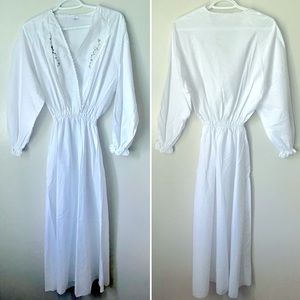 Vintage Italian White Nightgown Creazioni Afrodite